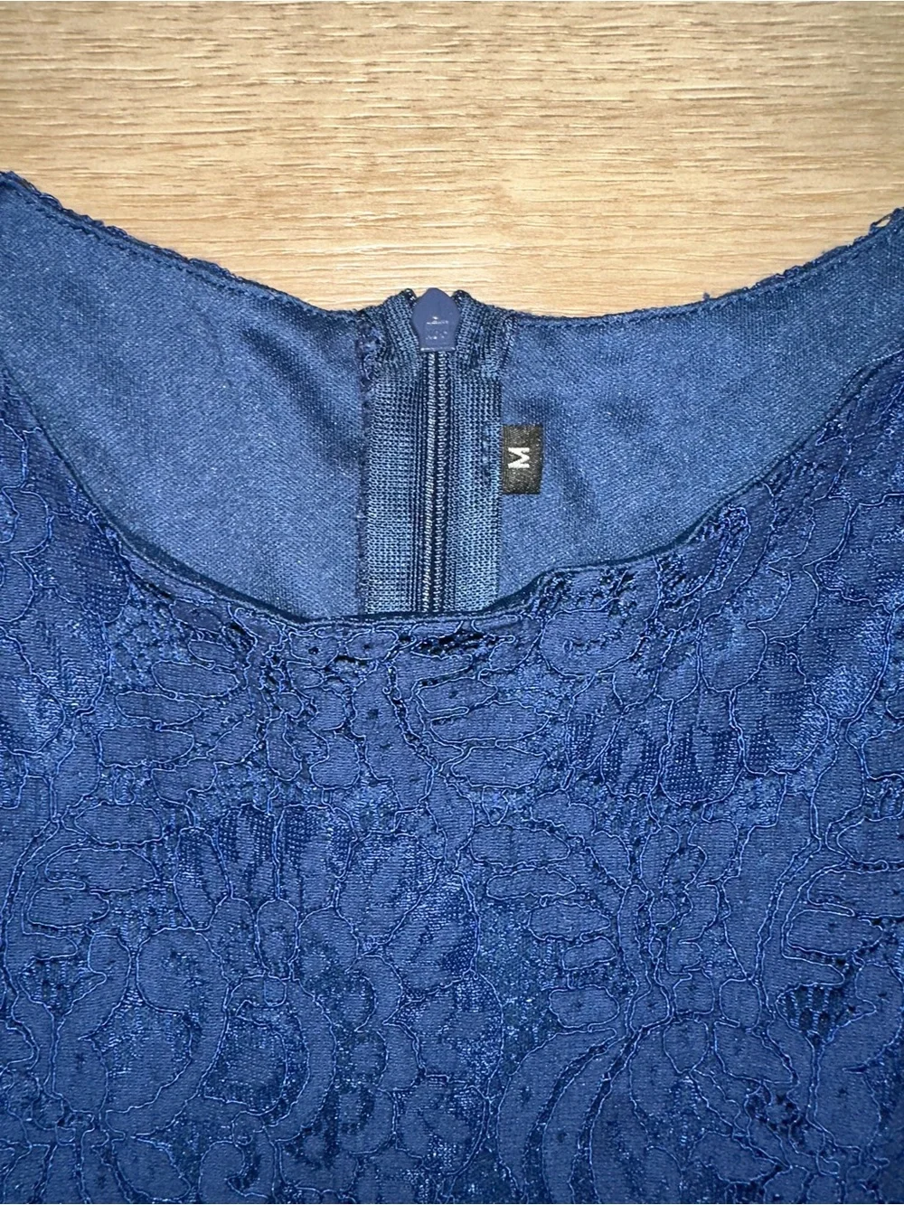 Amazon Girls Navy Blue Lace Bodice Maxi Dress